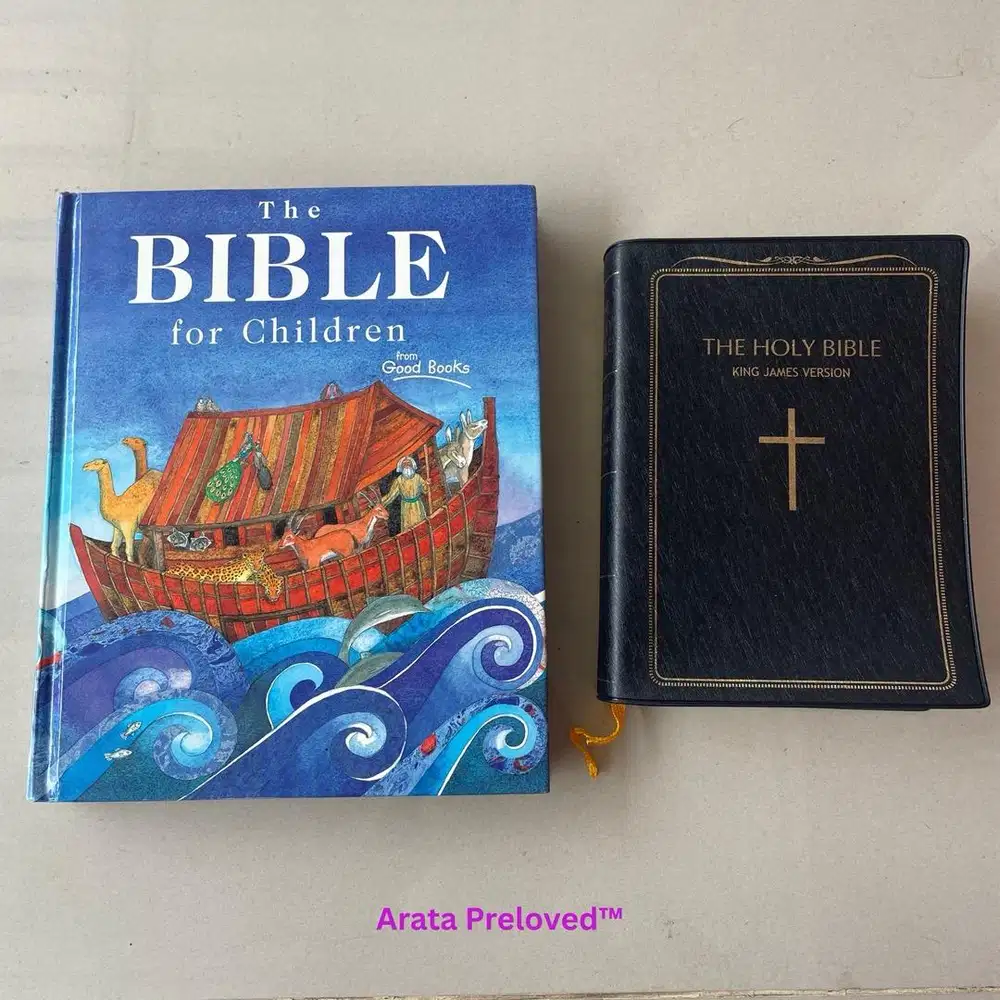 Buku Anak The Bible for Children dan Alkitab King James (English)