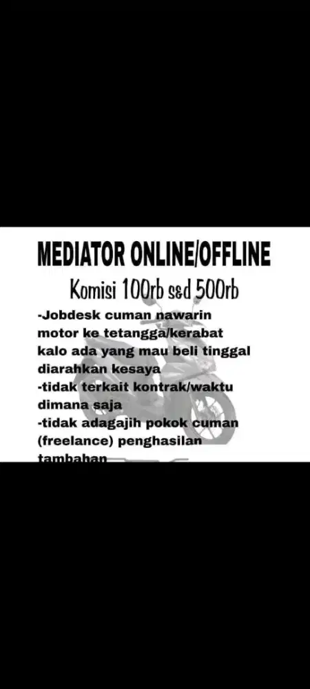Di cari mediator motor Honda