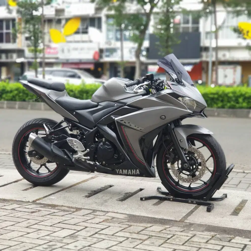 MULUS ABIS! YAMAHA YZF R25 V1 GREY 2016 PAJAK PANJANG LIKE NEW