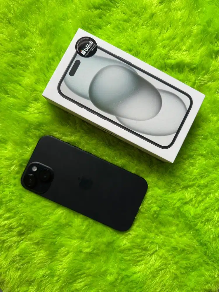 iphone 15 128gb black resmi blibli