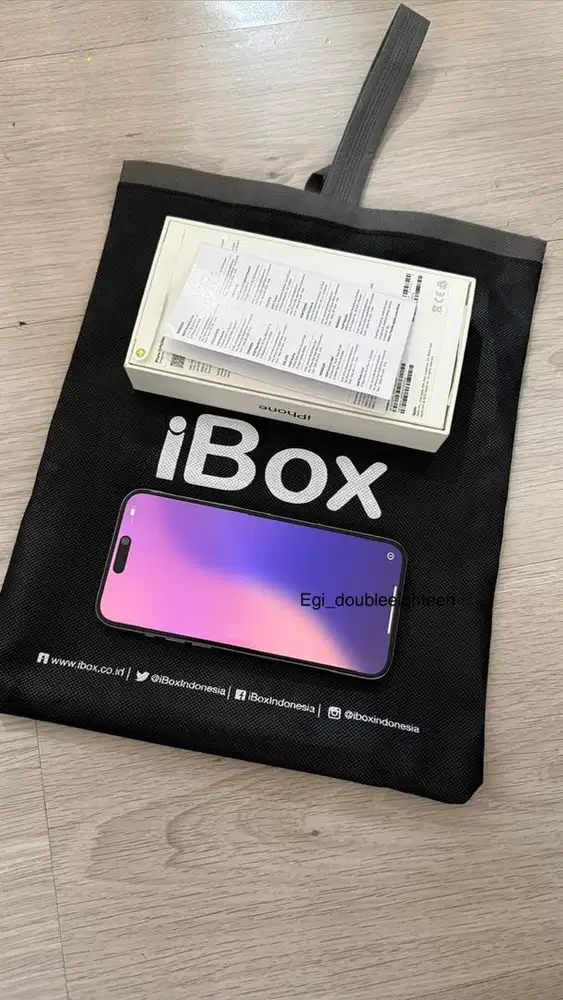 Iphone 15 pro max ibox resmi 256