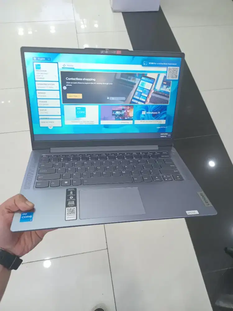 Kredit Laptop Lenovo Ideapad Slim 3 Intel Core i3 13 Ram 8 GB SSD