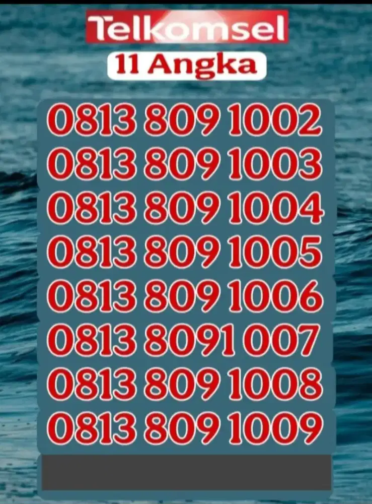 Nomor simpati 11 angka mudah di ingat