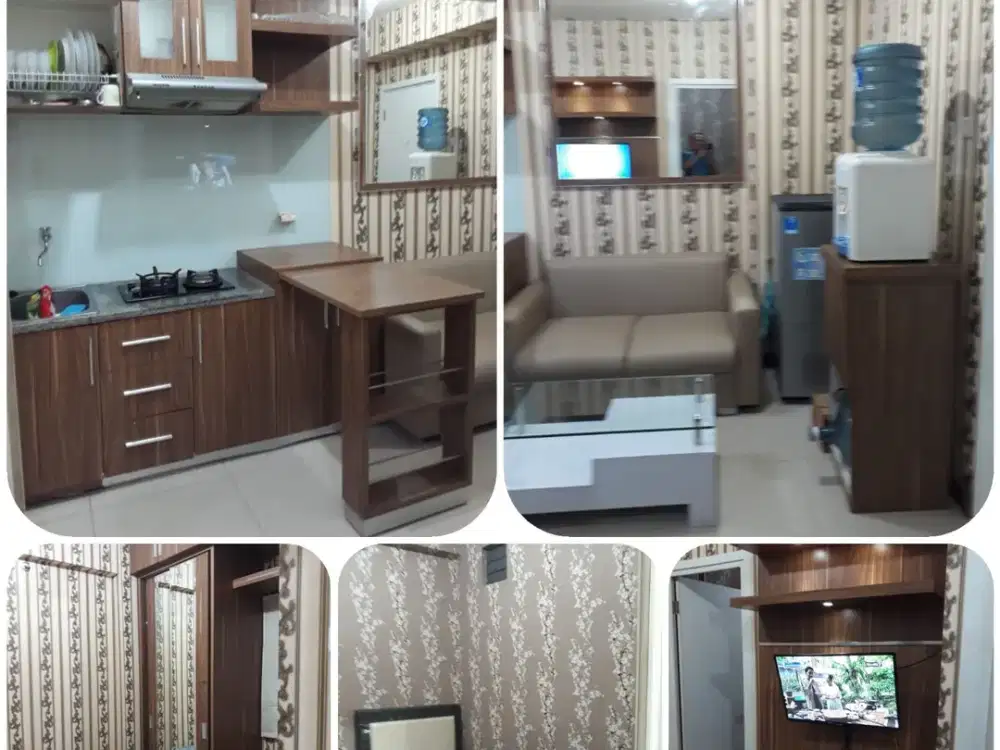 Sewa Lantai 2 jarang ada, 2Kamar Furnish Free Ipl Murah Green Pramuka City