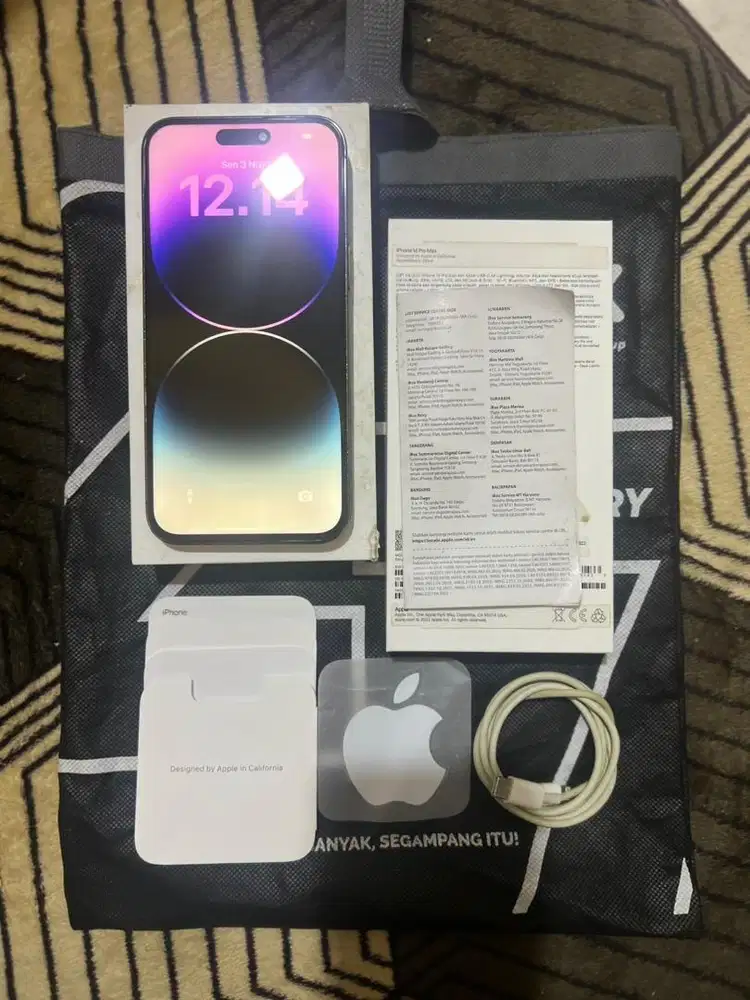 iPhone 14 Promax 256GB resmi ibox (like new)