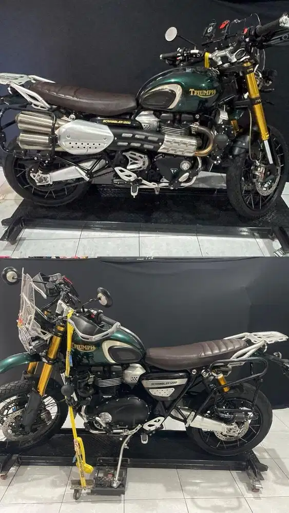 Triumph scrambler 1200 (steve mcqueen edisi 1000 di dunia ) thn 2021