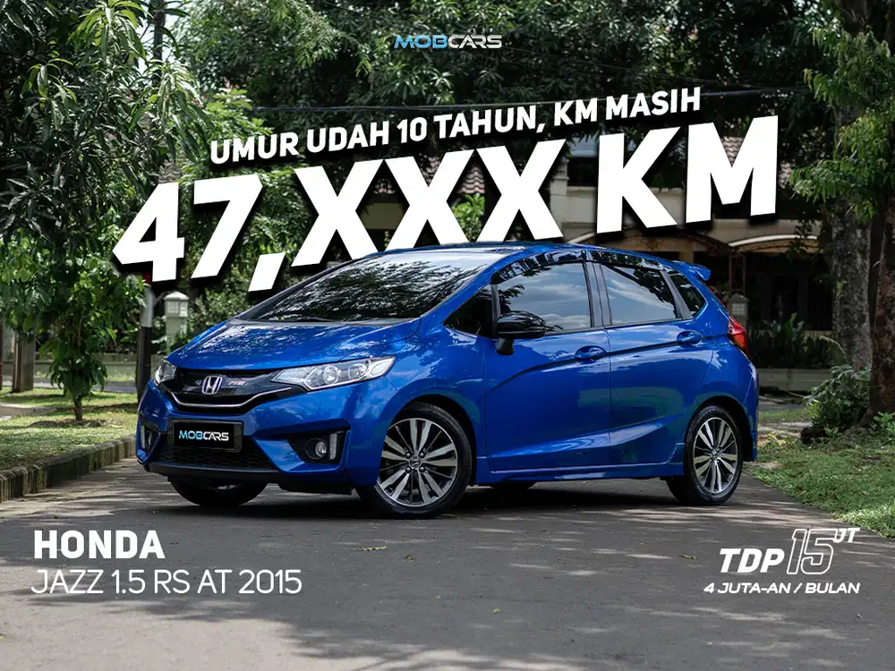 Low Kilo MeterJazz RS 1.5 At Matic 2015 Biru