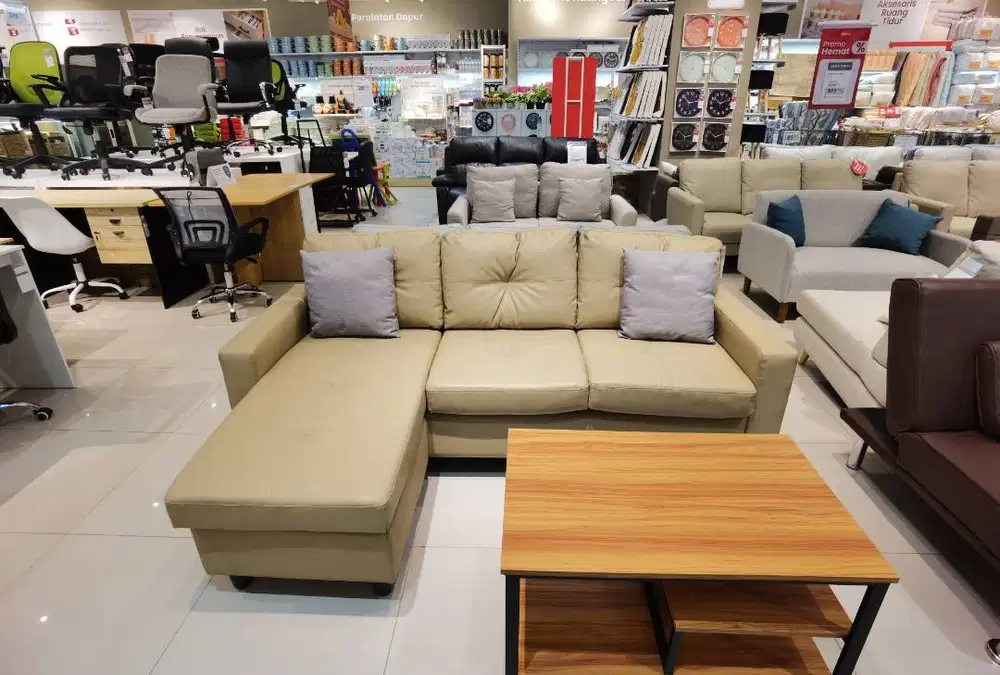 SOFA SUDUT L TYPE 3 SEATER