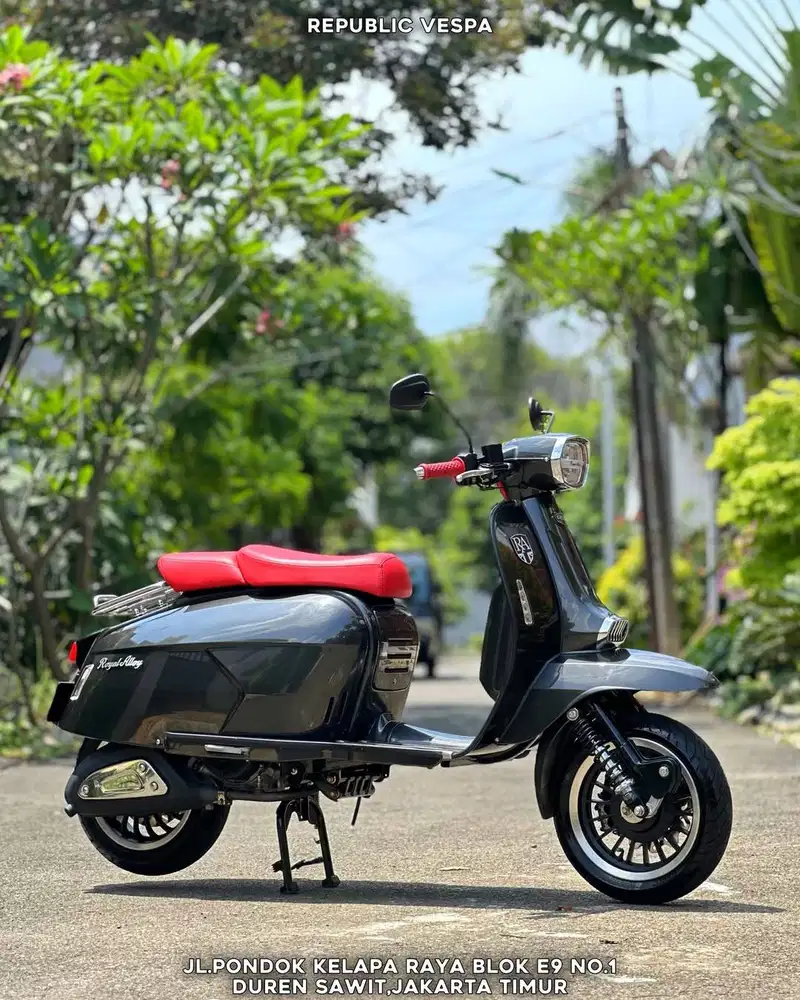 DIJUAL CEPAT ROYAL ALLOY GRANDPRIX 150 ABS TH 2023 WARNA MIDNIGHT GREY