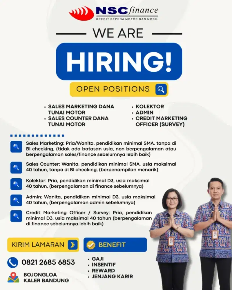 Lowongan Kerja Nsc Finance