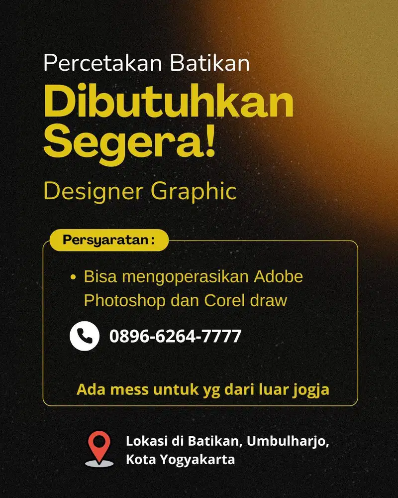 lowongan kerja designer graphic