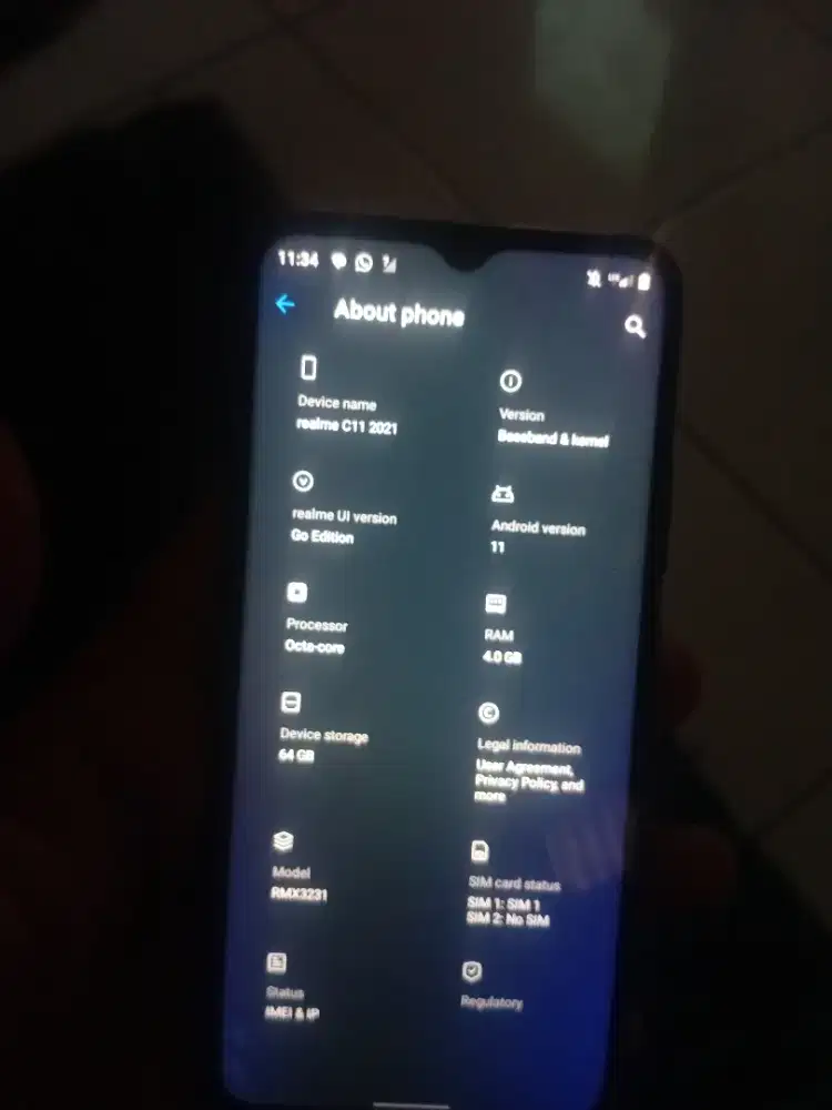 Realme C11 4/64 Bonus Handphone