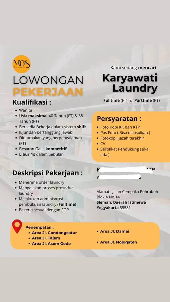 Staff Laundry Full Time