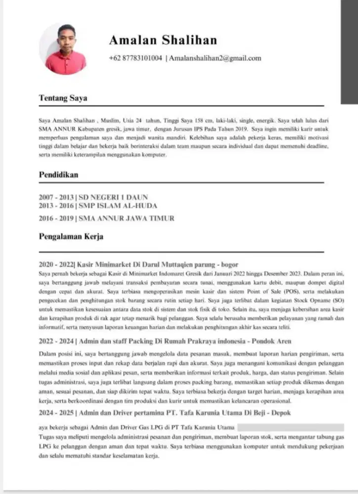 Cari pekerjaan/loker