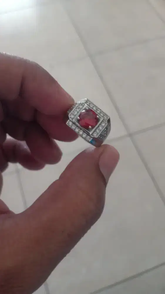 Batu paparaca ring no 8 batu boleh Nemu ring kaya emas puth