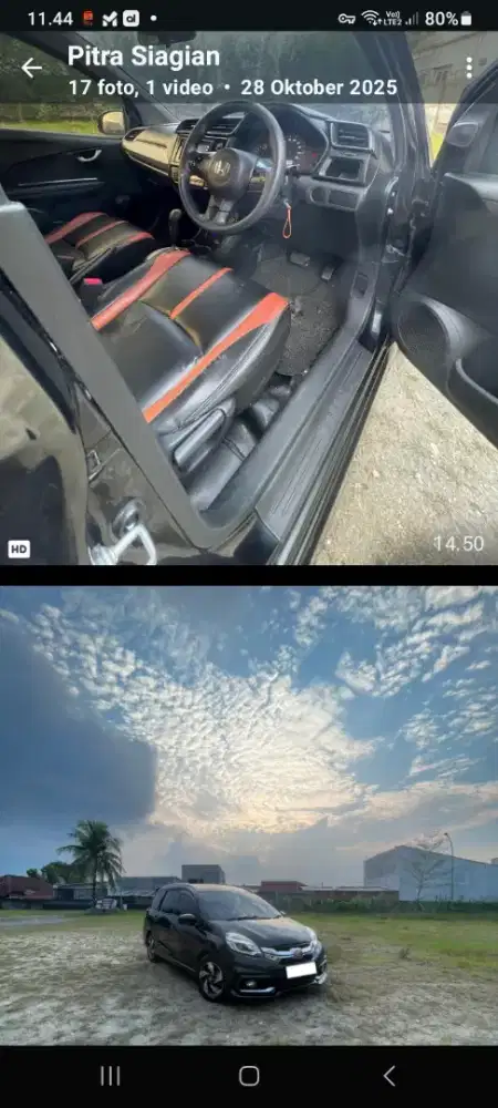 Mobilio RS matic dijual