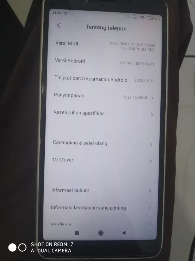 Redmi 6a 2/16 (OR No Minus)