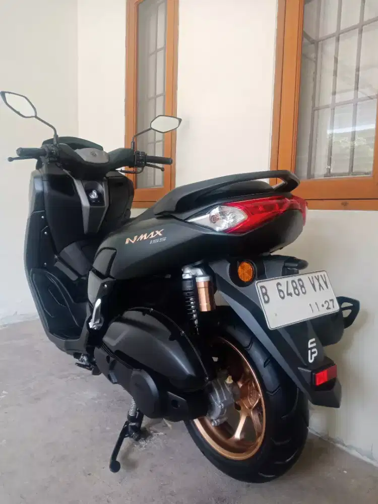 KM ASLI 2RB PERAK! NEW NMAX ABS KEYLESS HITAM DOFF PAJAK PANJANG MULUS