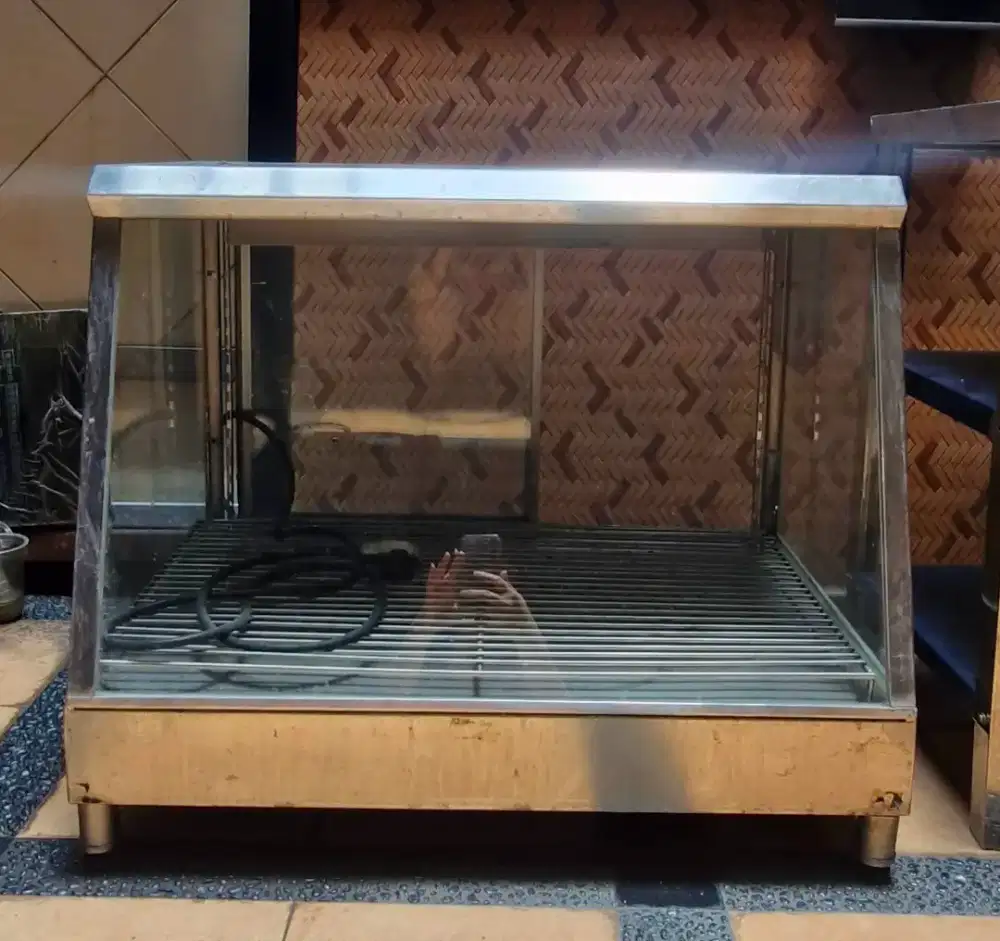 Etalase Fried Chicken 80*50*60 /Etalase miring