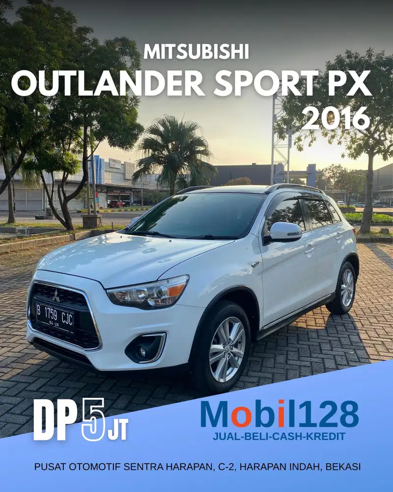 [MURAH DP 5jt] Mitsubishi Outlander PX AT 2016, Putih