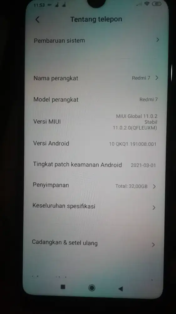 Redmi 7 2/32 (OR No Minus)
