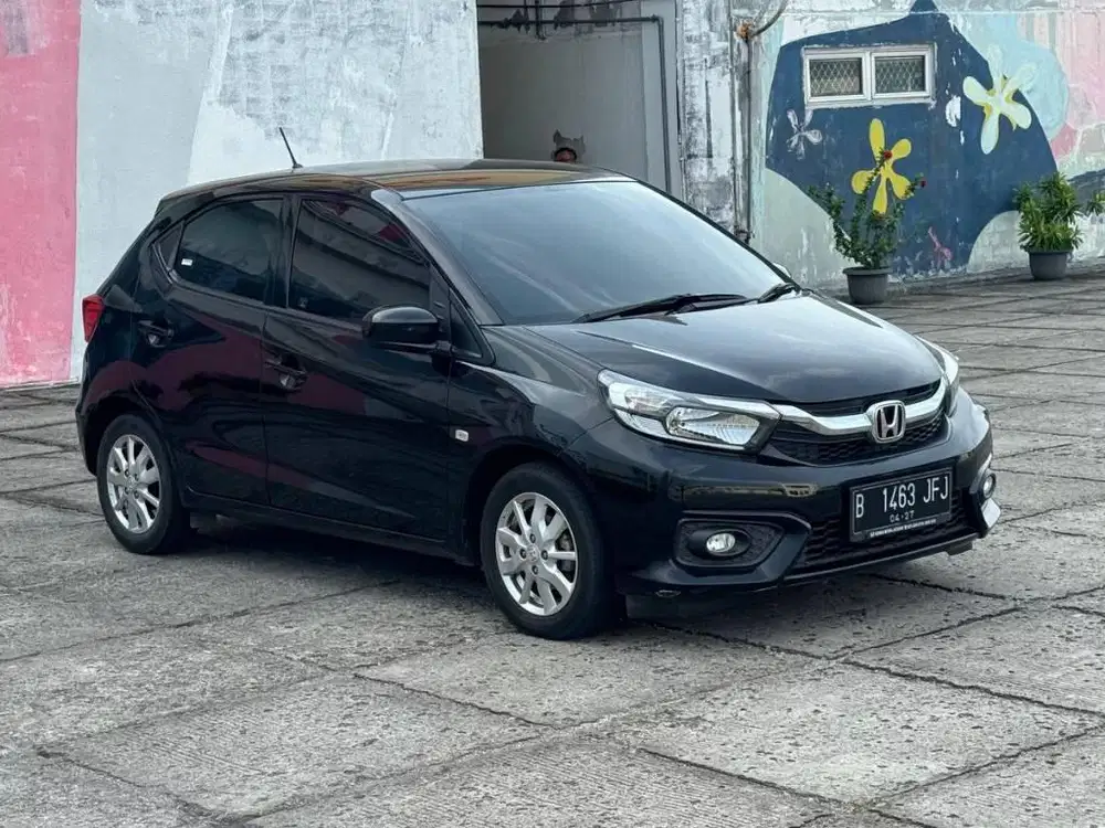 ‼️dp10jt‼️Honda Brio Satya 1.2 E CVT AT Hitam 2022 2021