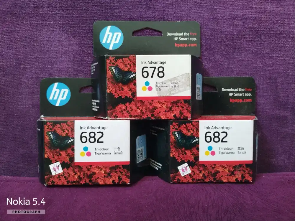 HP Deskjet Ink Advantage 678 dan 682 Cartridge Original