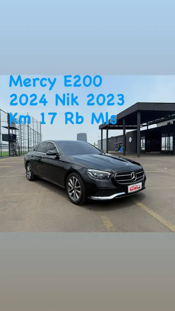 Mercy E200 Black panoramic 2024 Nik 2023 Siap Pakai