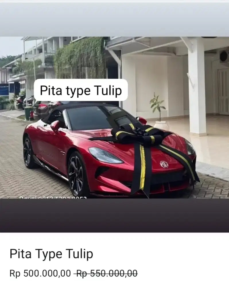 Jual pita mobil baru untuk doorprize ataupun kado