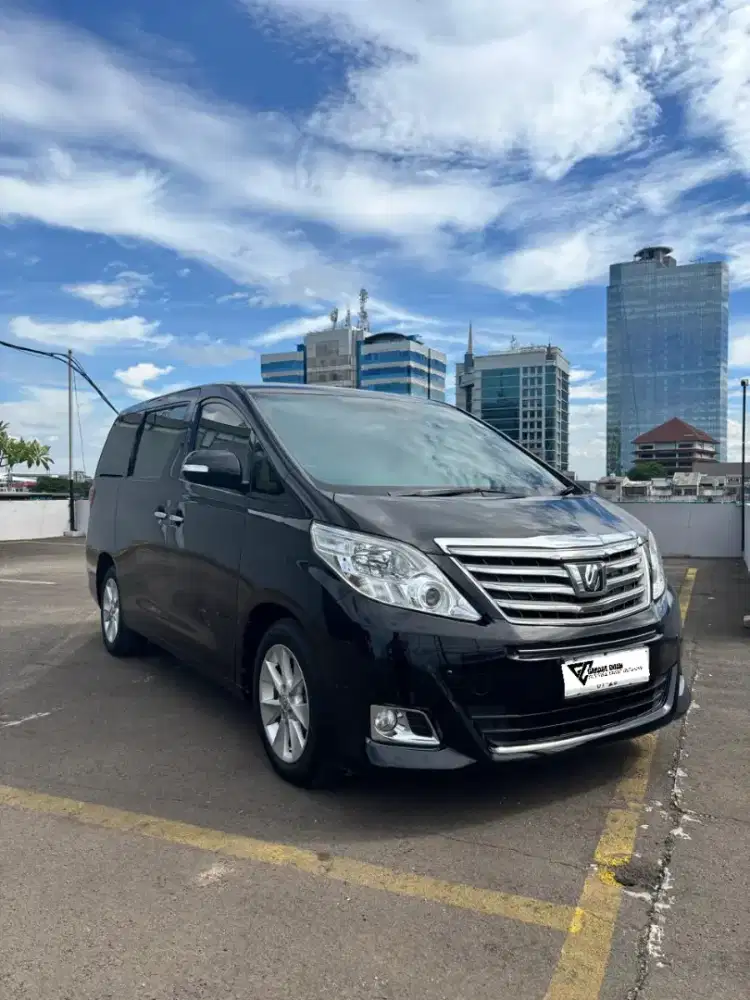 Toyota Alphard 2.4 G ATPM Pilot Seat AT Hitam 2013 KM 70rban ANTIK