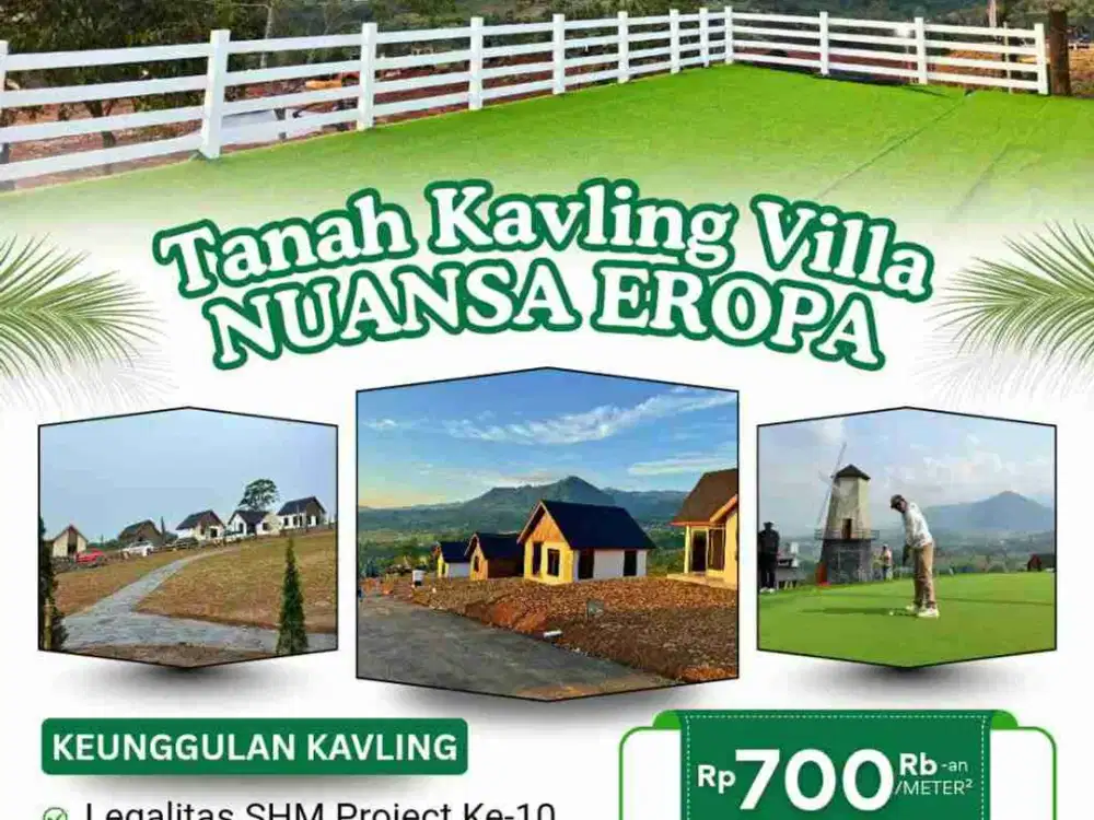 TANAH KAVLING VILLA DI TENGAH WISATA ALAM BOGOR TIMUR