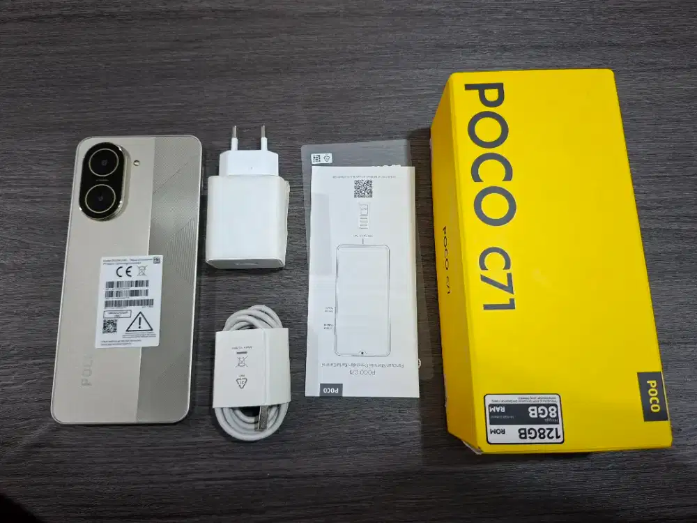 Poco c71 4/128gb umur 2 minggu mulus 1000% masih baru