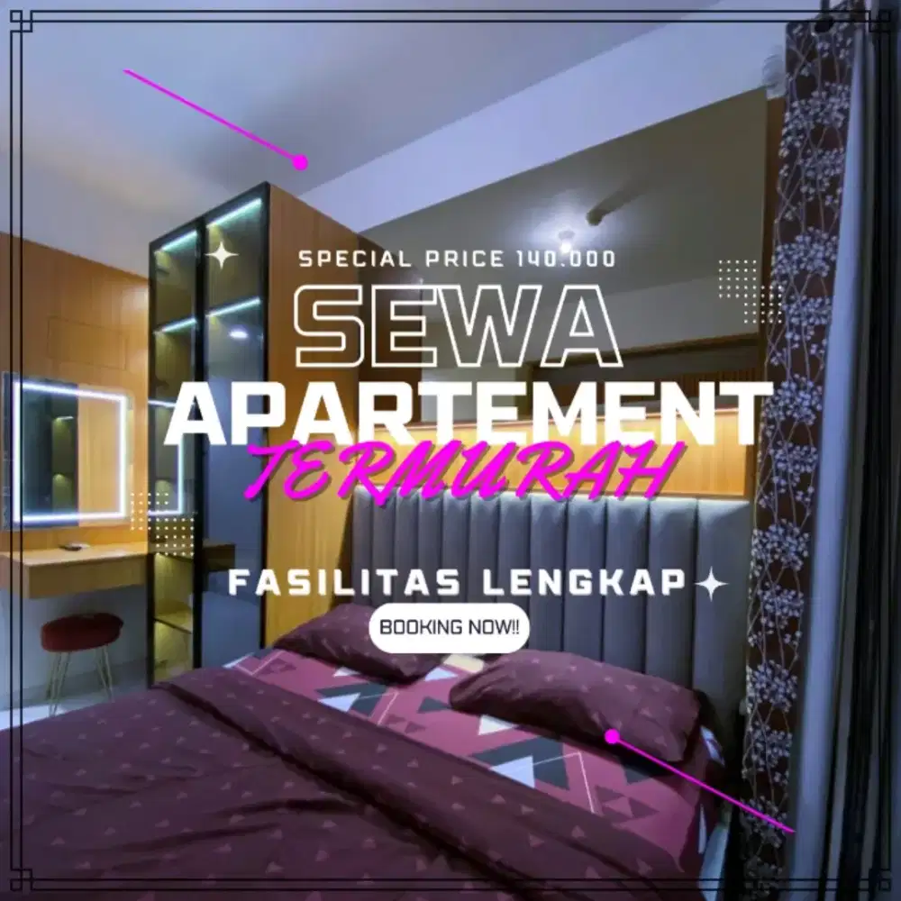 Sewa Apartemen Transpark Cibubur TSM DEPOK Harian/Transit Termurah
