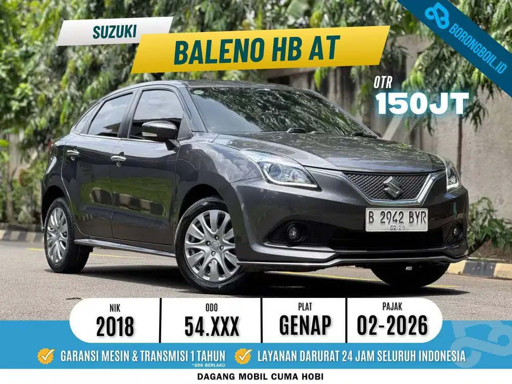 SUZUKI BALENO HB AT 2018 ISTIMEWA SIAP PAKAI TDP MINIM