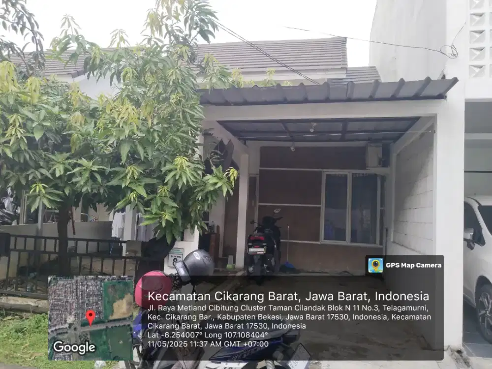 Disewakan Rumah Metland Cibitung taman Cilandak blok N12/ no 8