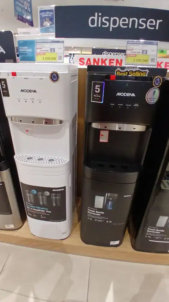 MODENA WATER FILTRATION DISPENSER