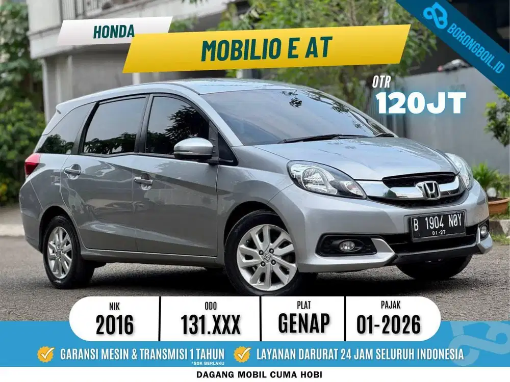 HONDA MOBILIO E CVT 2016 ISTIMEWA SIAP PAKAI