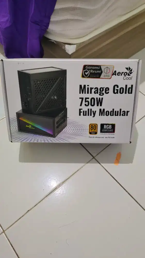 NETT PSU aerocool Mirage RGB 750 watt 80+gold full modular