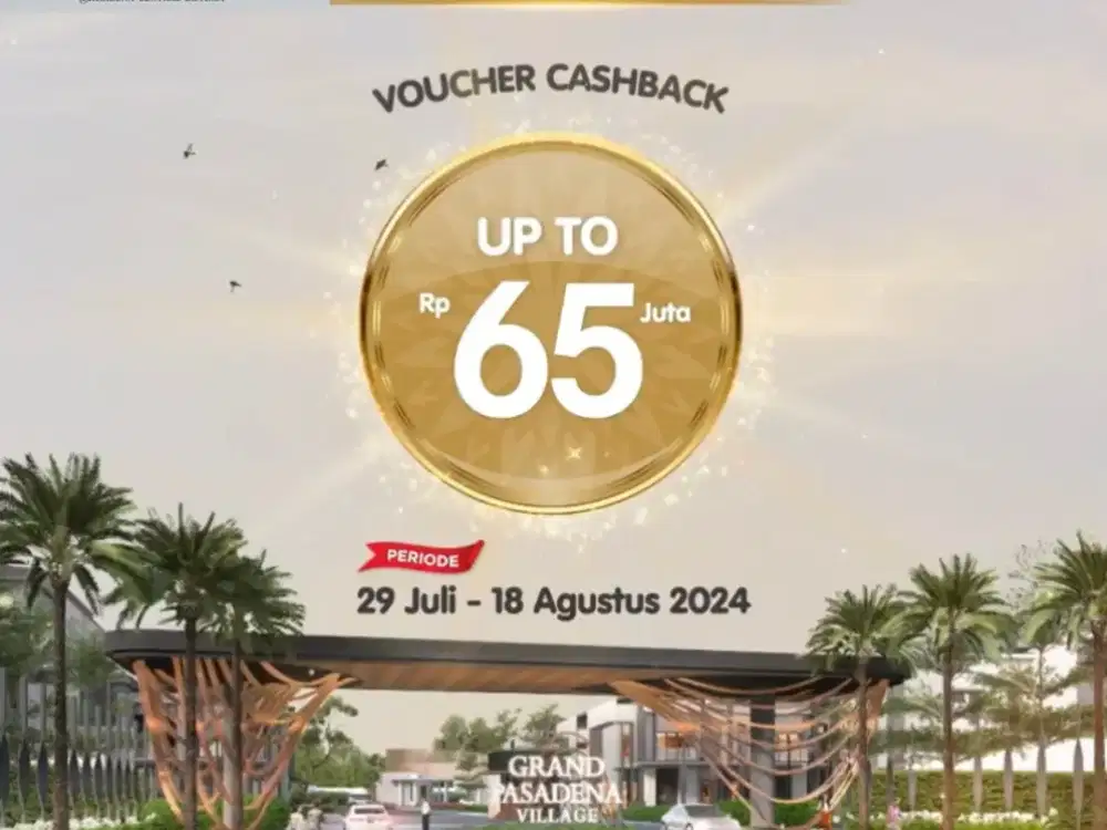 Beli Rumah Grand Pasadena Village Serpong Dapat Cashback