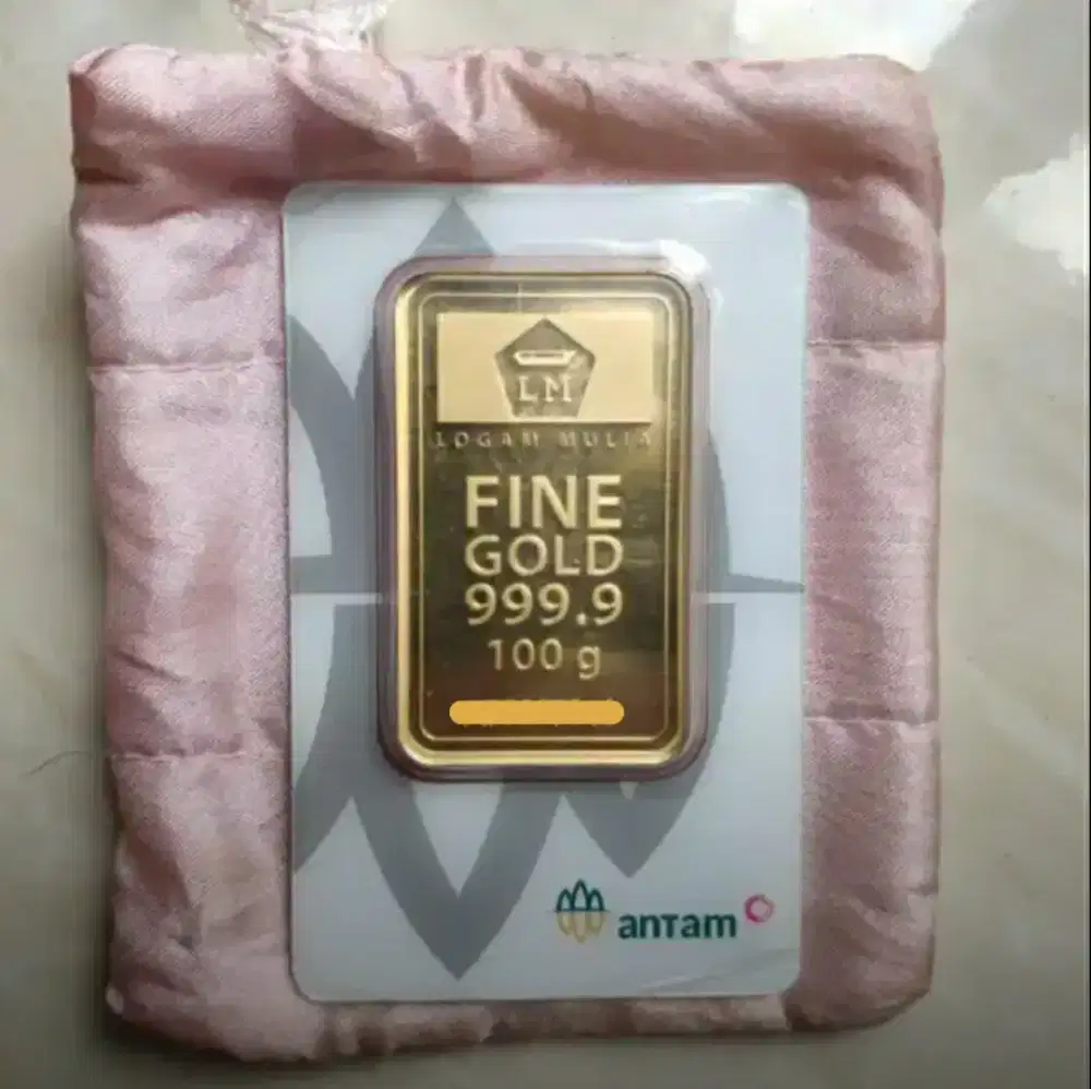 Emas Antam LM (logam mulia) 100gr
