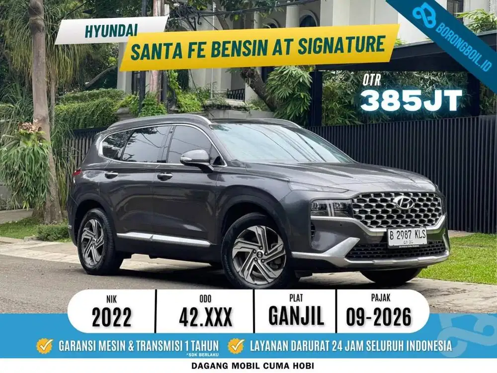 SANTA FE 2.5 G 6AT SIGNATURE 2022 SIAP PAKAI