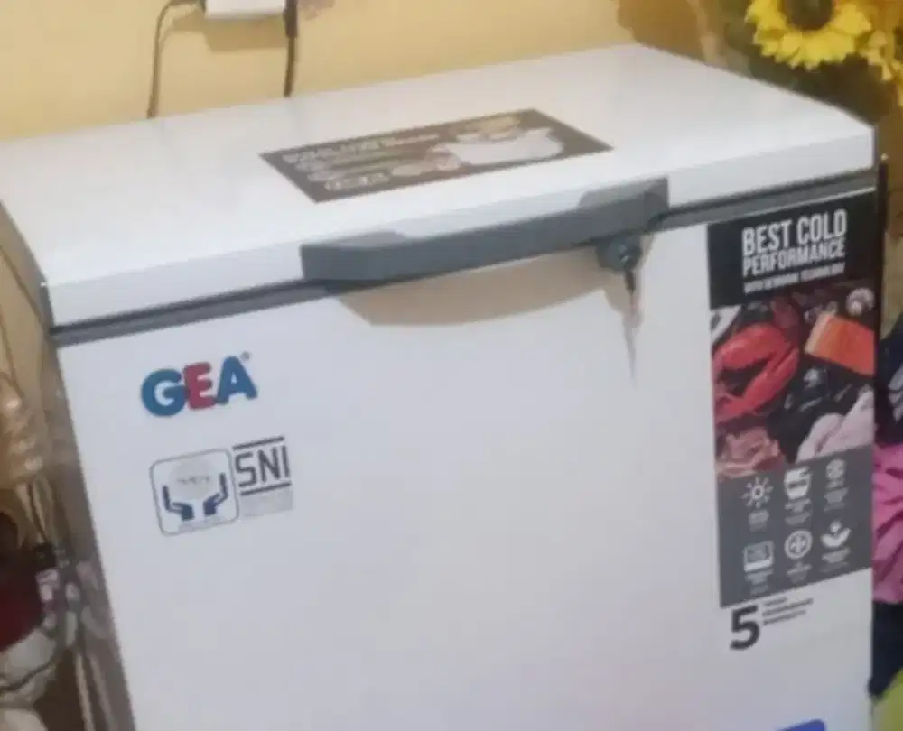 DIJUAL BOX FREEZER MERK GEA AB 208 R