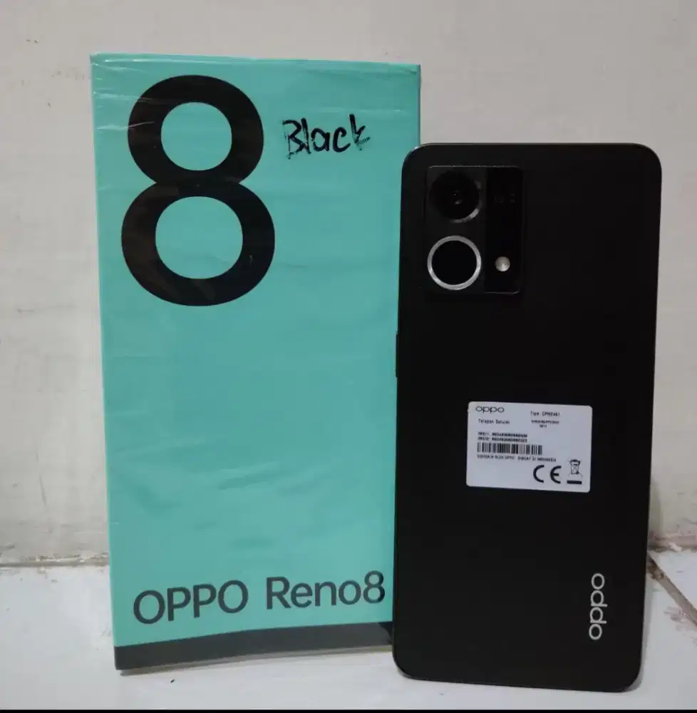 Murah hp Oppo Reno 8 8/256 lkp, bs TT