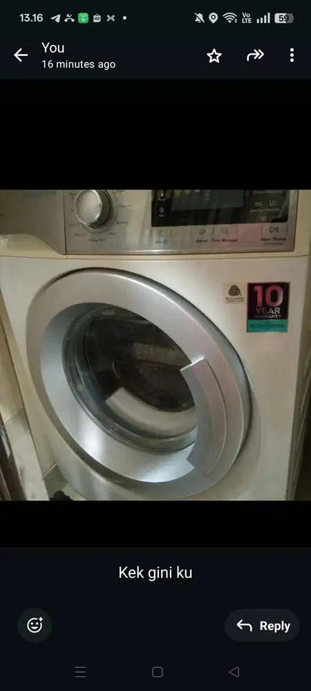 Mesin cuci elektrolux 9 kg