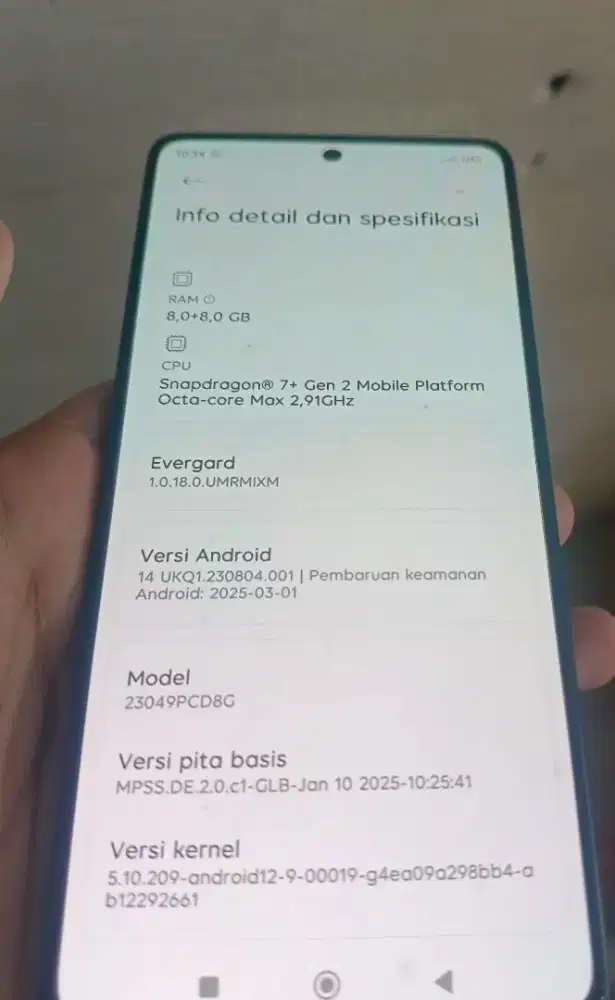 HP poco f5 5G ram 8/256