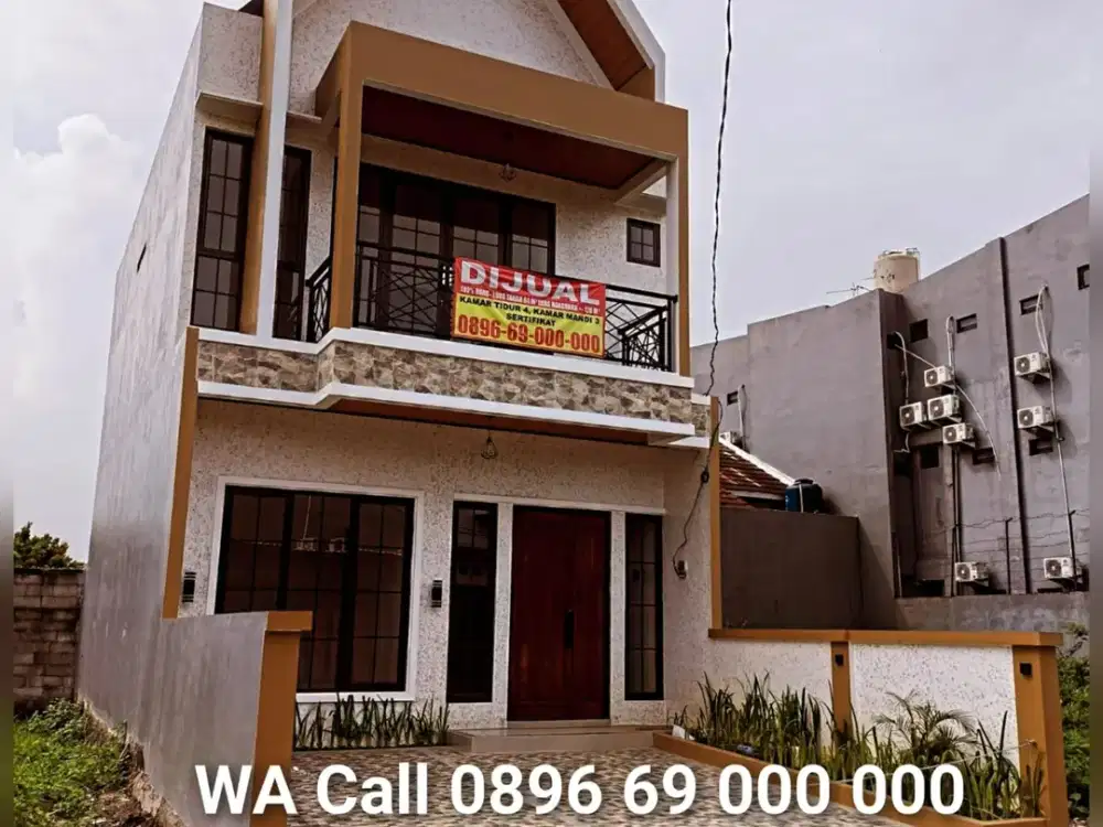 Rumah 4 Kmr 2 Lantai Ready 2 Unit 100% New - Sentul City - Griya Alam Sentul Bogor