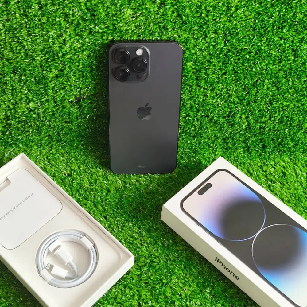 iPhone 14 Pro Max 512Gb Space Black BH 77% Kondisi 97% pemakaian