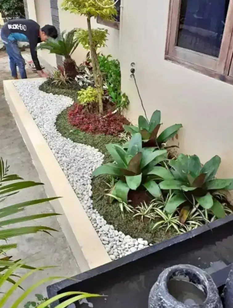 Tukang pembuat Taman dan kolam ikan koi