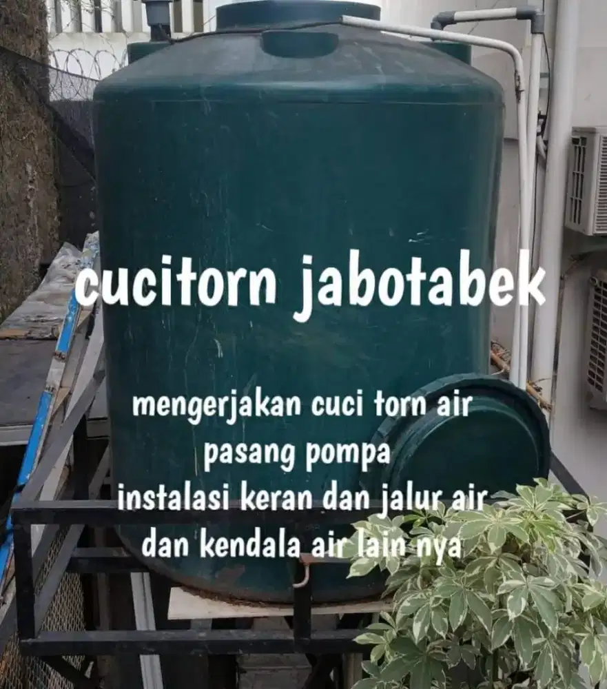 Cuci torn kuras torn air