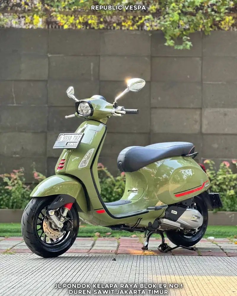 PIAGGIO VESPA SPRINT S150 IGET ABS LED TH 2023 WARNA GREEN TENANCE Per